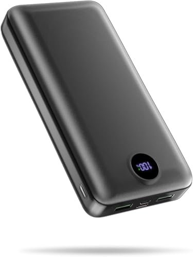 PDBEST PowerBank 50000mAh große kapazität, 22,5W schnelles Aufladen externer Akku USB-C 3 Ausgänge und 2 Eingänge LED Display Power Bank kompatibel mit Samsung iPad Android usw