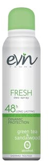 EVIN FEMME | Deodorante Donna Spray 48H Fresh, Fragranza Green tea e Sandalwood, Formula Attiva per 48h, 150ml
