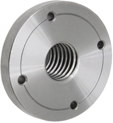 ZBORAVPIX Piastra Porta mandrino per tornio per Legno， Piastra Frontale for tornio for Legno da 2, 3, 4, 6, Flangia filettata M33/1 pollice/M18(75mm m33x3.5)