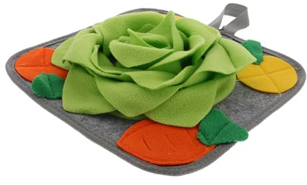 TOYANDONA Interaktive Schnüffelmatte für Kaninchen und Kleintiere Langlebige Sichere Futtermatte mit Langsamem Fütterungsdesign zur Gesunder Essgewohnheiten Geeignet für Hamster Chinchillas