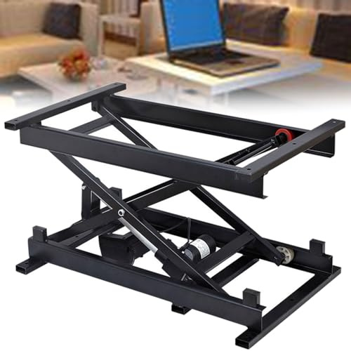 Mesa elevadora de tijera eléctrica, capacidad de carga de 80 kg, control remoto, accesorios para el hogar inteligente, plataforma versátil para uso doméstico, garaje y taller.