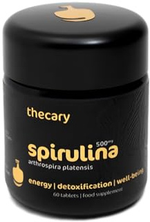 Tabletas de espirulina | Orgánica | 500 mg | Potenciador natural del sistema inmunológico | | thecary