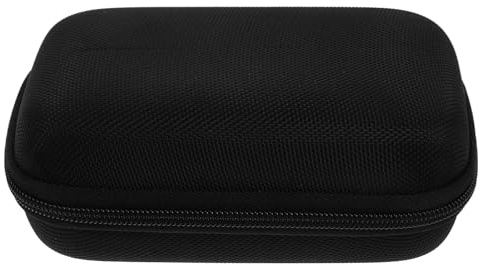 BELLIFFY Custodia Rigida Compatta in EVA per Mini Stampante Disco Rigido e Accessori Elettronici Piccola Borsa Portatile Nera con Organizzatore per Cavi USB per Viaggi e Uso