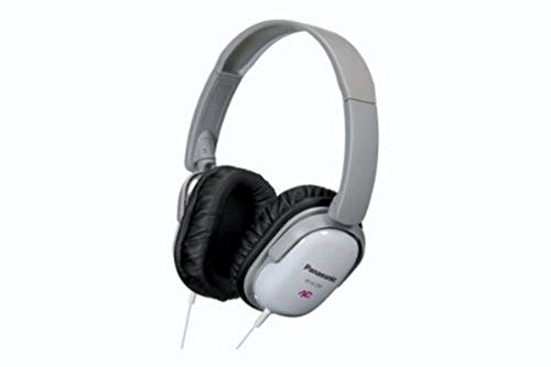 Panasonic RP-HC200E-W Cuffie con Riduzione del Rumore Esterno, Bassa Frequenza fino a 81%, Meccanismo Swivel, Bianco