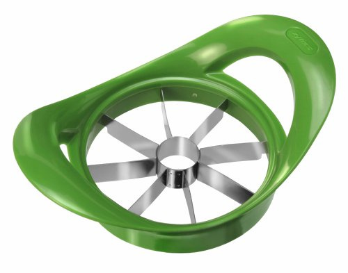 Zyliss Apple Divider – Stainless Steel Ultra-Sharp 8-Slice Apple Corer and Cutter – Ergonomic BPA-Free Handles – Thick Riveted Blades – Dishwasher Safe Apple Slicer – Green