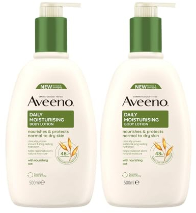 Aveeno Moisturising Cream Daily Care 500ml Pack of 2
