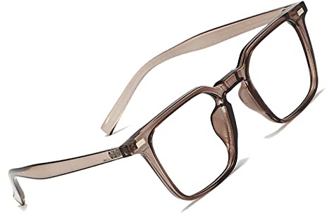 Voolga Blaulichtfilter Brille Damen Strahlenschutz Ohne Stärke Blaulichtfilter Brille Anti Müdigkeit Für Computer/Smartphones/Tablets Brille mit Federscharnier
