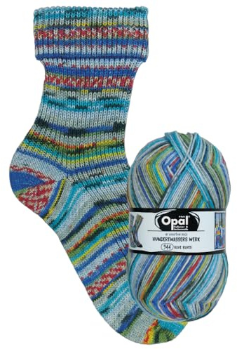 Opal - Opal Nach Hundertwasser Auflage 4050-944 (425m) 4-Lagig Langlebig Socke Garn - 1x100g