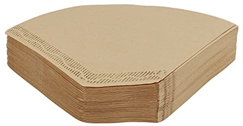 Booso 100 Pièces Eco-Friendly Non Blanchis D'origine en Bois à la Main Goutte Papier café Brewer 102 café Filtre Sac à café