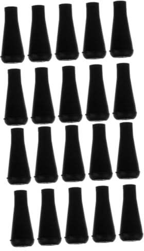 Supvox 20 STK Pfeilziel Pfeilspitze Üben Garderobe Jagdpraxis Pfeilspitze Kleber Schwarzer Mantel -Tipps Für Das Bogenschießen Zubehör Spindelkopf Gummi Rot Ersetzen