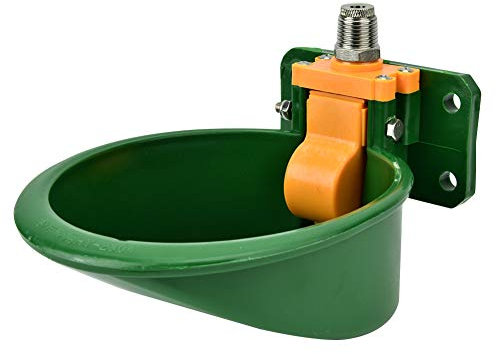 Qukaim Automatischer Trinkbecher für Nutztiere, 1 x Schaf, Schwein, Wassernapf, Ziegen-Wassernapf, Bauernhoftier-Bewässerung, Kunststoff-Design, einfach zu bedienen, 340 ml Fassungsvermögen
