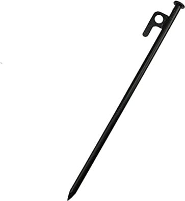 UKCOCO Clavija de estacas para Tienda de campaña Tent cobertizo Cámping campismo campingas pabellón Caminata Clavo Accesorio de Carpa para Sujetar Carpa Pines de Clavijas seguras Black