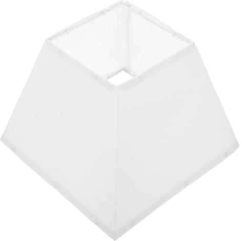 WHAMVOX Quadratischer Lampenschirm Aus Leinenstoff Lampenschirme Für Tisch- Und Stehlampen Abnehmbar Und Einfach Zu Montieren Ersatz Mit Spinnenbefestigung Für Wohnzimmer Und Schlafzimmer