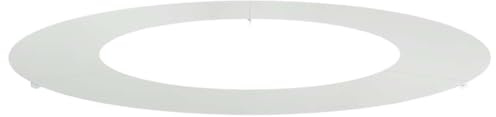 vidaXL Anillo Plano para árbol Plateado Ø50 / 80 cm Acero galvanizado, Maceta Redonda Moderna de Metal, para Interiores y Exteriores, decoración Decorativa, Anillo Suave