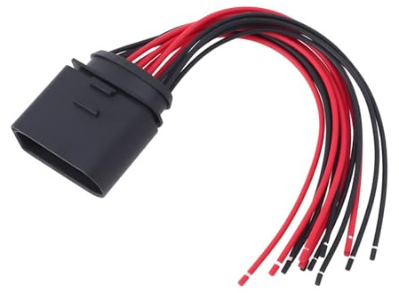 ECSiNG 14Pin Scheinwerfer Stecker Stecker Harness 3C0973837 Kompatibel mit Audi Kompatibel mit VW