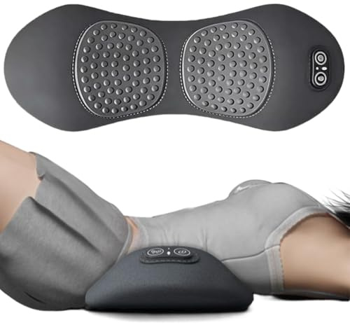 Masajeador De Ciática Eléctrica 3 En 1,Con Levantamiento De Tracción, Masaje De Vibración Y Compresa De Calor,For Cuello, Hombros Y Espalda