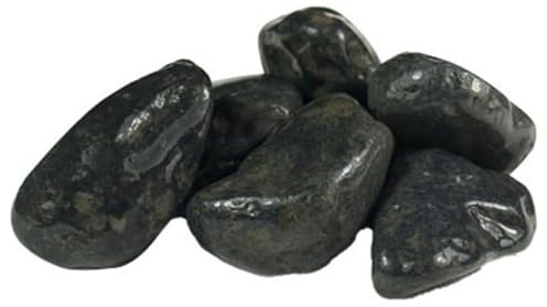 BERNARDELLI - Ciottoli Nero Ebano (15/25 mm) per arredo di esterni, vasi e fiorere - Sacco da 25 kg