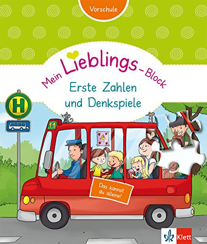 Klett Mein Lieblings-Block Erste Zahlen und Denkspiele: Vorschule, ab 5 Jahren, Das kannst du alleine!