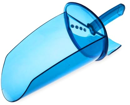 San Jamar SI9500 Polycarbonate Saf-T-Scoop Only, 64oz to 86oz, for Ice Machine, Blue
