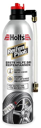 Holts Reifenpilot Reifendichtmittel Pannenspray Reifenreparaturset Schnell und Sicher Wieder auf der Straße. Ohne Werkzeug, Ohne Reifenwechsel, 500ml, Keine