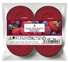 Prices Candles Mixed Berries 4 Scented Maxi Tea Lights