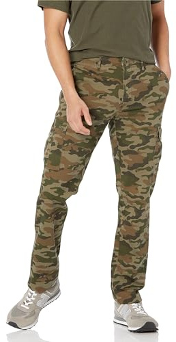 Amazon Essentials Pantalon Cargo en Tissu Stretch Coupe Ajustée Homme