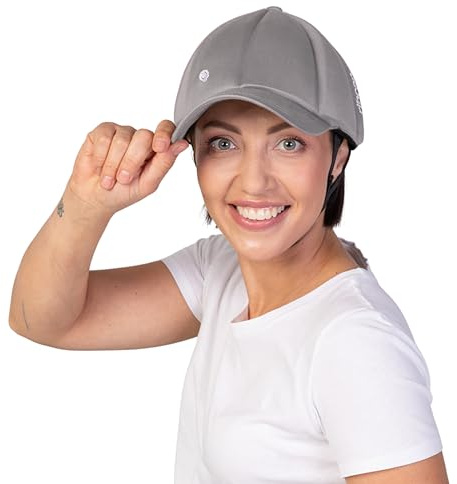 Ribcap Baseball Cap Medical Grade Protective Helmet | Platin | Large - Extra Large (Head Circumference 59-66 cm) | Soft Helmet for Epilepsy | Protective Helmet for Seizures | Fashionable & No Stigma