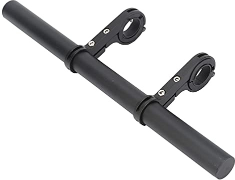 Estensione del Manubrio della Bici da 30 Cm, Staffa di Montaggio del Manubrio della Bicicletta Doppia in Lega di Alluminio Barra di Montaggio del Faro della Bici