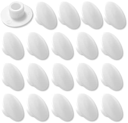 cyclingcolors 20x Cache vis M6 Blanc 6 pans Creux clé Allen CHC Hexagonal Bouchon Capuchon Protection Meuble