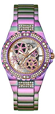 GUESS Armbanduhr mit klarem Schnitt