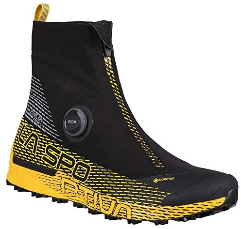 La Sportiva Cyklon Cross GTX, Scarpe da Trail Running Uomo, Nero Giallo, 42.5 EU