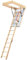 4IQ Dachbodentreppe 130x80 cm - Bodentreppe Gedämmt - U-Wert 0,44 - Raumhöhe bis 270 cm - Inkl. Handlauf 75 cm