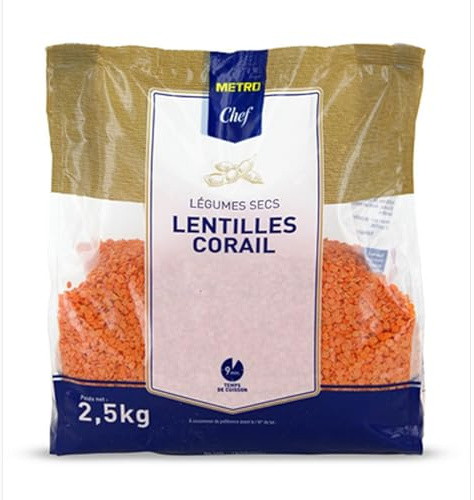 METRO Chef Lentilles corail 2.5 kg