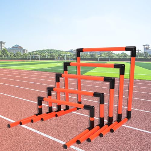 Dailify Hürden 5er-Pack Hindernisstange für das Geschwindigkeitstraining für Leichtathletik, Faltbare Hürden für das Agility-Training, Indoor & Outdoor Ausrüstung für Sprungübungen