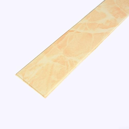 Adesivi murali 3D in PVC battiscopa per cucina e bagno, 1 pezzo (marmo giallo chiaro)