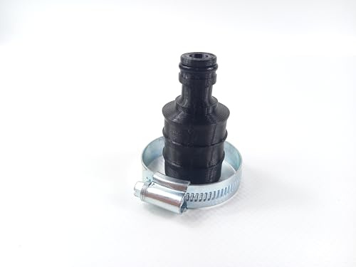 Generisch | Schlauchadapter 1/2 Zoll auf 38mm | Passend für Gardena & viele andere Schlauchsysteme | Inkl. O-Ring & Schlauchschelle | PETG