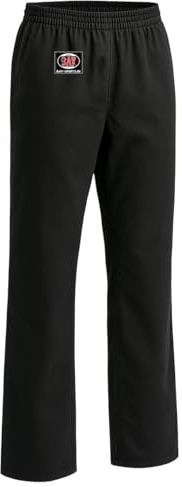 Baumwollhose Kick Pant Traditional Basic Karate Hose 8 UZ schwarz 100% Baumwolle Kampfsporthose Kickboxen Taekwondo Kung Fu Herren Damen Kinder (160)