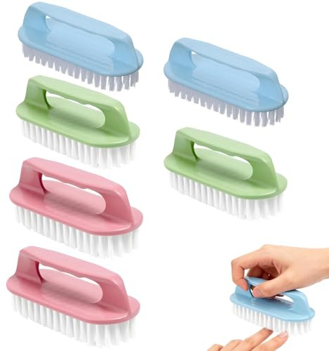 6 PCS Nail Brushes for Cleaning Nails, Nail Scrubbing Brush