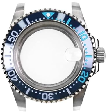 Caja de Reloj Buceo 40 mm con Cristal Zafiro Acero 316L y Bisel cerámico for NH35, NH36 NH34, Movimiento automático. Piezas modificadas