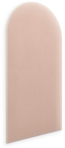 murando - Bettkopfteil Oval Premium, 80x30 cm, Schlafzimmer, gepolstert | Gepolstertes Wandkissen, einfache Montage, ideal fürs Schlafzimmer, weicher Bezug, pflegeleicht, dekorativ, langlebig, modern