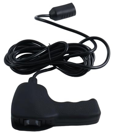 YUVANT 12ft Remote Control Cable Wire Winch Switch 83665 Compatible with Winch Control Packs with 3 or 5 Wire Round Plug D Plug for Warn 21710 38626 72568 72567 Remote for Ford Dodge Ram Power Wagon