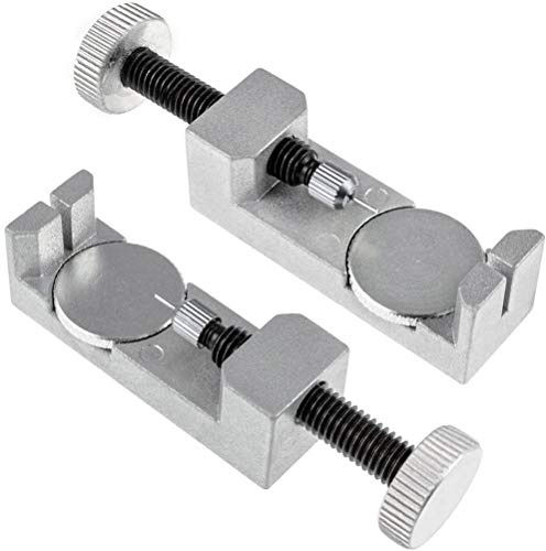 Fafeicy Klocklänkborttagningssats, Verktygssats för Borttagning Av Metallband med 3 Nålar för Justerbara Klockarmband och Enkla Reparationsuppgifter (Silver)