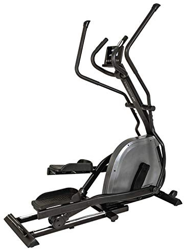 TOORX ERX-3500 Ellittica con volano anteriore, Ergometro con sistema di frenaggio magnetico ad induzione e regolazione elettronica dello sforzo su 32 livelli, Massa volanica 20 kg