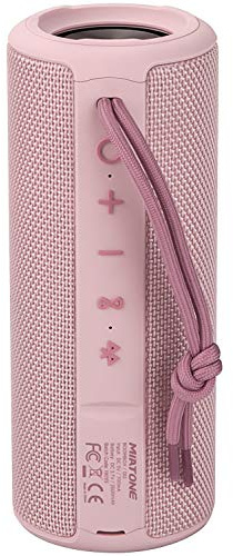 MIATONE Boombox Outdoor Portable Bluetooth Speaker Waterproof Wireless Speakers Gifts for Women Mothers Mom Wife Her - Pink