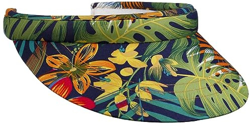 LIPODO Multicolour Flower Visir Tygkeps Dam Var Sommar