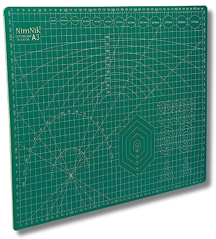 Vinyl Cutting Mats for Cricut - Vinyl Maker and Explore Cutting Machines, Sticky Non-Slip Durable Craft Mat, Replacement Accessories for Cutting Machine (StandardGripA3-1pc)