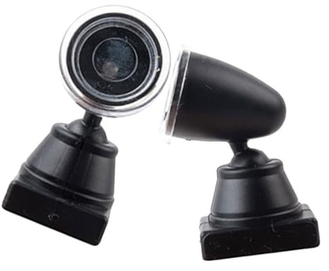 STOBOK Miniatur Signal Lampe Modell 2 Stück für Sandtischbeleuchtung Modelleisenbahn Puppenhaus Mikro Landschaft Dekoratives Kleiner Selbstgemacht Landschaftsdeko