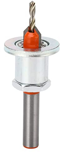 Kit de Brocas Avellanadoras, Broca Avellanadora de Límite Ajustable de Acero de Aleación de 3 X 10 Mm con Llave, Llave Hexagonal, Tornillo de Fijación y Caja de Almacenamiento,
