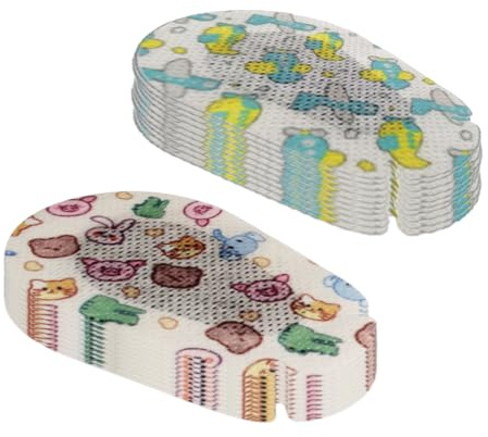 ZORVYN 20 pièces, 2 styles, patchs oculaires avec motifs, cache oeil enfant et adulte, patchs respirants pour yeux sensibles, pansements non tissés, jetables