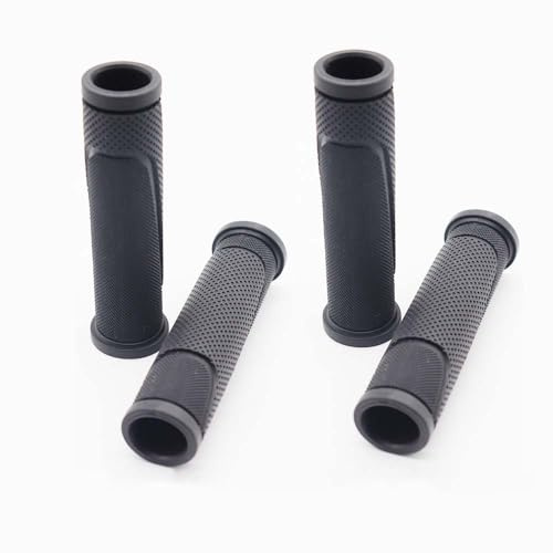 UltAlt 4 Pack Bike Handlebar Grips Replacement Universal Non-Slip-Rubber Bike Handle Grips Bicycle Grips for Mountain MTB BMX Beach Cruiser Kids Bikes 7/8 Inch Dirt Bike Handlebars Electric Scooter